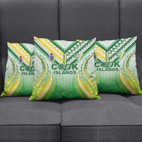 Cook Islands Rugby Pillow Cover Unique Style White Version - Polynesian Pride