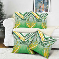 Cook Islands Rugby Pillow Cover Unique Style White Version - Polynesian Pride