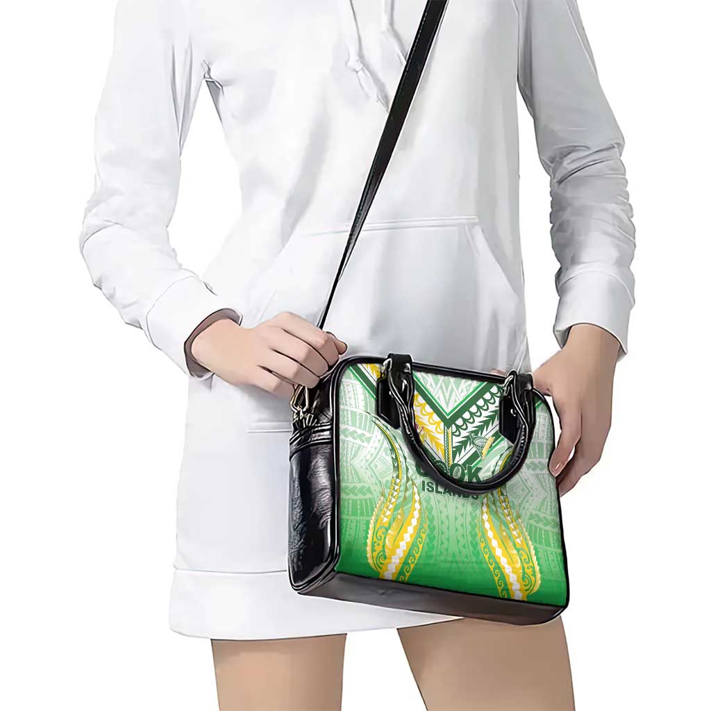 Cook Islands Rugby Shoulder Handbag Unique Style White Version - Polynesian Pride