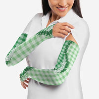 Green Hawaii Palaka Arm Sleeves Hawaiian Honohono Lei LT05 - Polynesian Pride