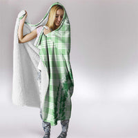 Green Hawaii Palaka Hooded Blanket Hawaiian Honohono Lei LT05 - Polynesian Pride