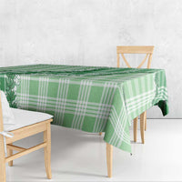 Green Hawaii Palaka Tablecloth Hawaiian Honohono Lei