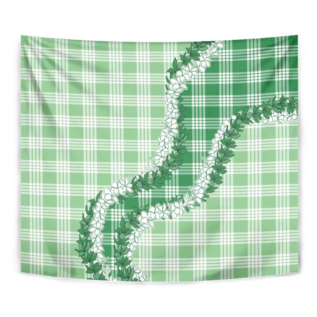 Green Hawaii Palaka Tapestry Hawaiian Honohono Lei LT05 - Polynesian Pride