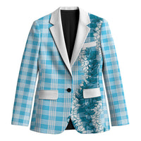 Blue Hawaii Palaka Blazer Hawaiian Honohono Lei