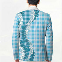 Blue Hawaii Palaka Blazer Hawaiian Honohono Lei