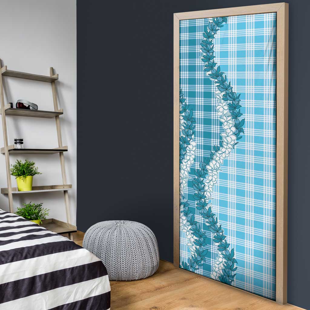 Blue Hawaii Palaka Door Cover Hawaiian Honohono Lei LT05 - Polynesian Pride