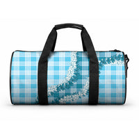 Blue Hawaii Palaka Duffle Bag Hawaiian Honohono Lei LT05 One size Blue - Polynesian Pride