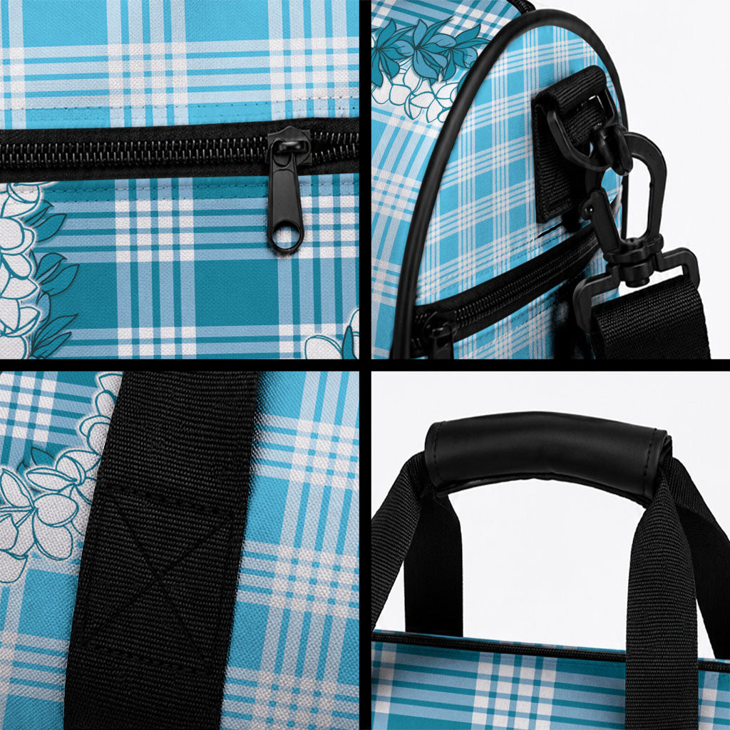 Blue Hawaii Palaka Duffle Bag Hawaiian Honohono Lei LT05 - Polynesian Pride