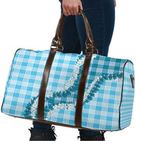 Blue Hawaii Palaka Travel Bag Hawaiian Honohono Lei