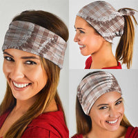 Beige Hawaii Palaka Neck Gaiter Hawaiian Honohono Lei