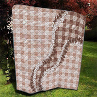 Beige Hawaii Palaka Quilt Hawaiian Honohono Lei LT05 - Polynesian Pride