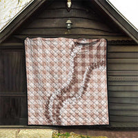 Beige Hawaii Palaka Quilt Hawaiian Honohono Lei LT05 - Polynesian Pride