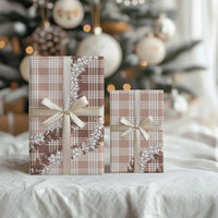 Beige Hawaii Palaka Wrapping Paper Hawaiian Honohono Lei