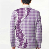 Violet Hawaii Palaka Blazer Hawaiian Honohono Lei
