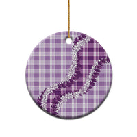 Violet Hawaii Palaka Ceramic Ornament Hawaiian Honohono Lei LT05 - Polynesian Pride