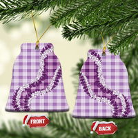 Violet Hawaii Palaka Ceramic Ornament Hawaiian Honohono Lei LT05 Bell Flake Violet - Polynesian Pride