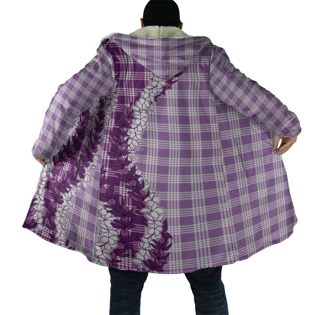 Violet Hawaii Palaka Cloak Hawaiian Honohono Lei