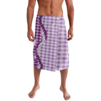 Violet Hawaii Palaka Lavalava Hawaiian Honohono Lei