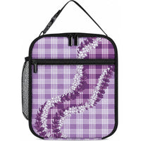 Violet Hawaii Palaka Lunch Bag Hawaiian Honohono Lei