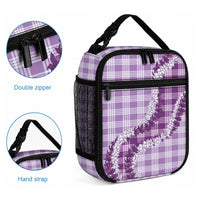 Violet Hawaii Palaka Lunch Bag Hawaiian Honohono Lei