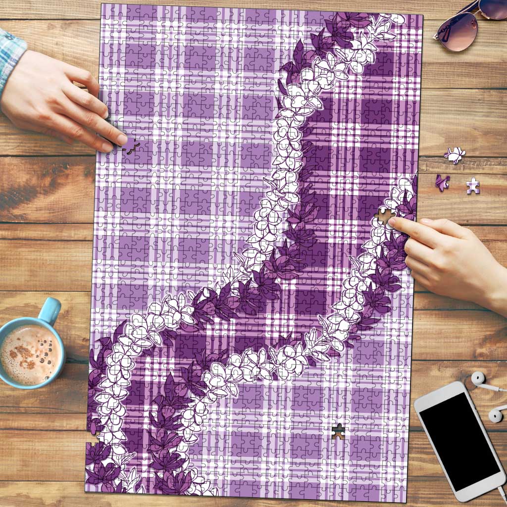 Violet Hawaii Palaka Puzzle Hawaiian Honohono Lei