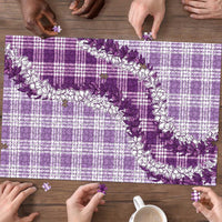Violet Hawaii Palaka Puzzle Hawaiian Honohono Lei
