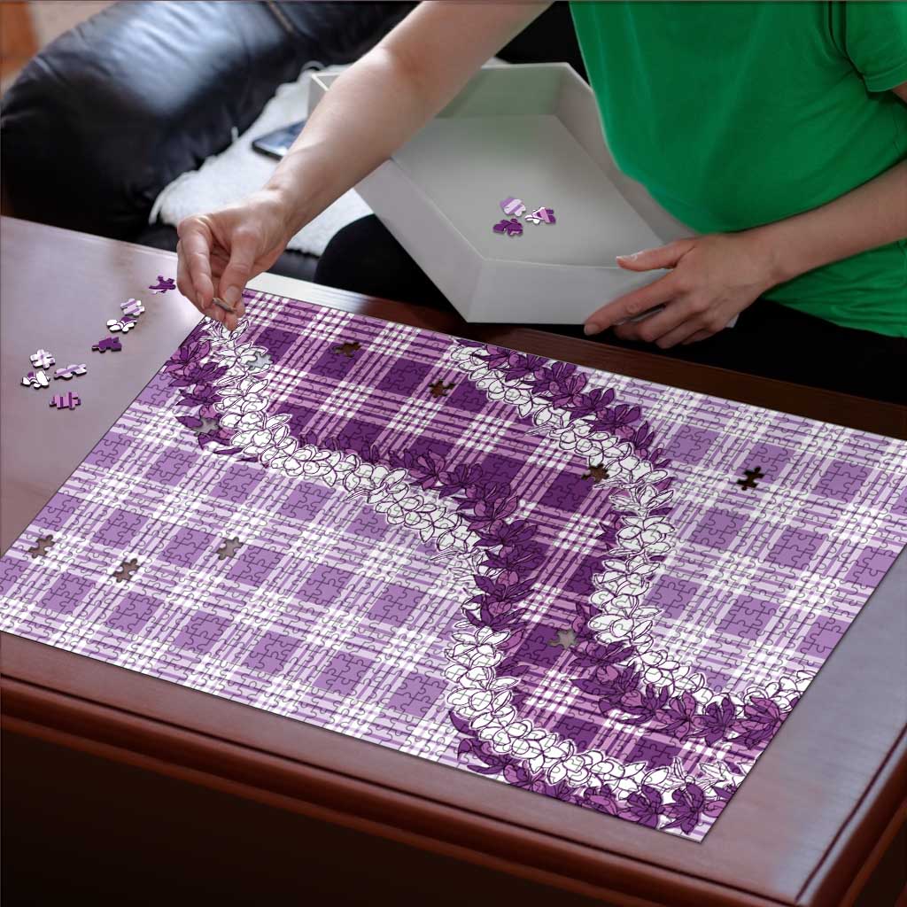 Violet Hawaii Palaka Puzzle Hawaiian Honohono Lei