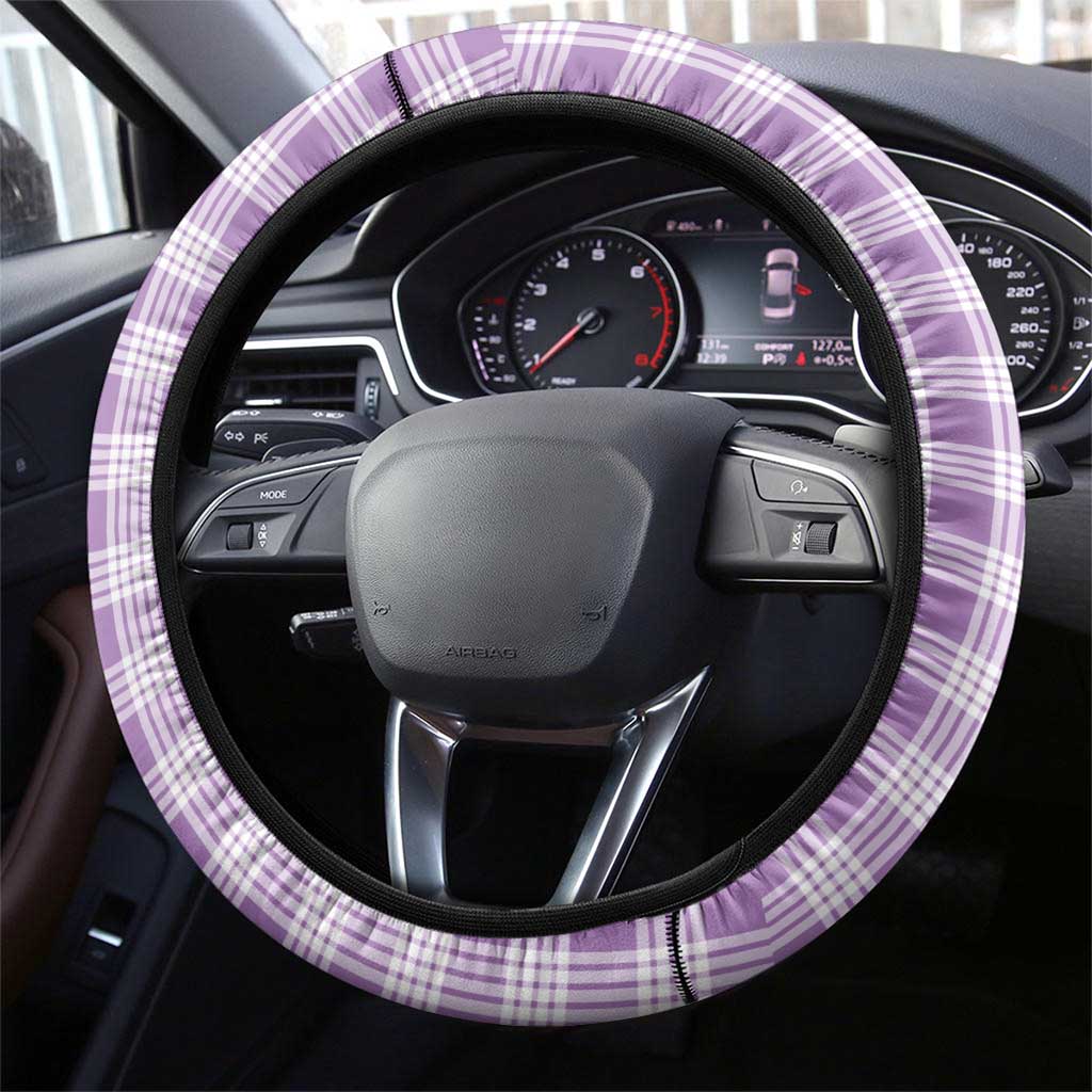 Violet Hawaii Palaka Steering Wheel Cover Hawaiian Honohono Lei