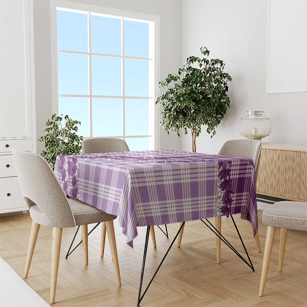 Violet Hawaii Palaka Tablecloth Hawaiian Honohono Lei LT05 - Polynesian Pride