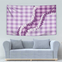 Violet Hawaii Palaka Tapestry Hawaiian Honohono Lei
