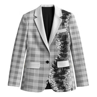 Gray Hawaii Palaka Blazer Hawaiian Honohono Lei
