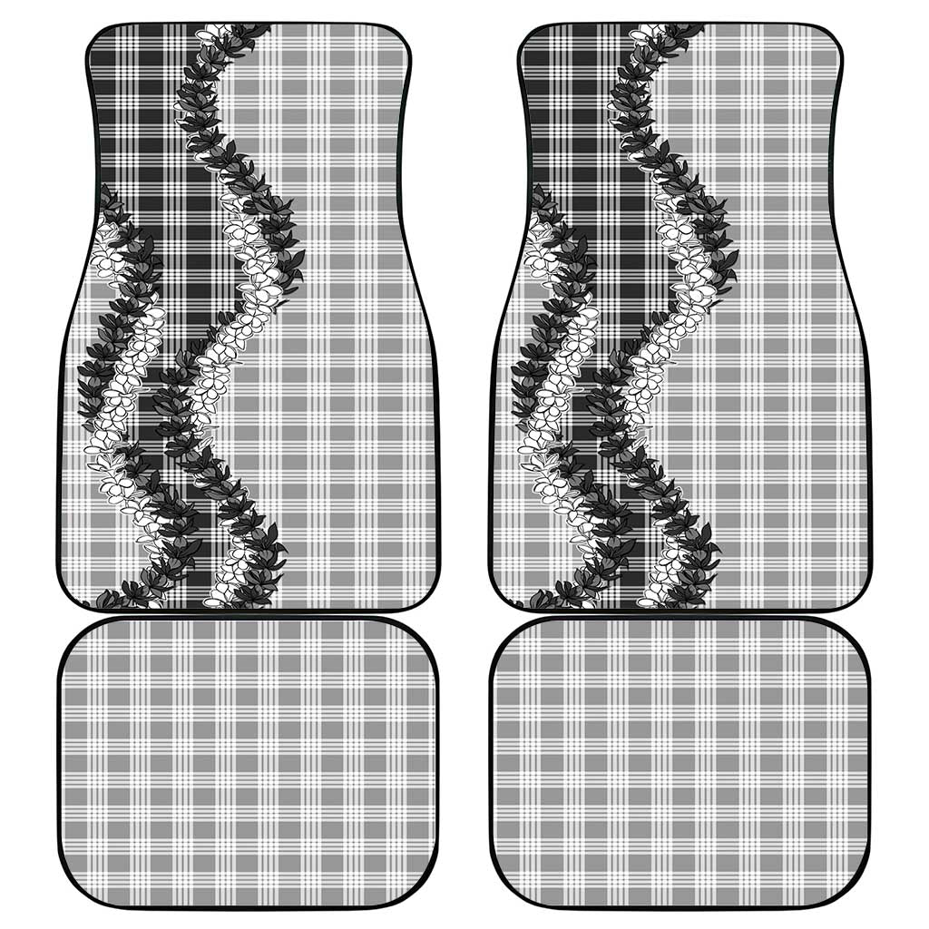 Gray Hawaii Palaka Car Mats Hawaiian Honohono Lei LT05 - Polynesian Pride