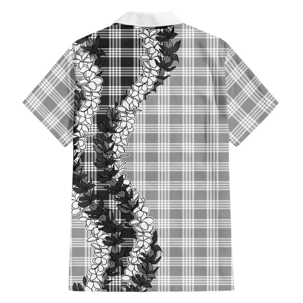 Gray Hawaii Palaka Family Matching Puletasi and Hawaiian Shirt Hawaiian Honohono Lei LT05 - Polynesian Pride