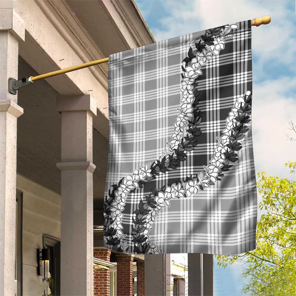 Gray Hawaii Palaka Garden Flag Hawaiian Honohono Lei
