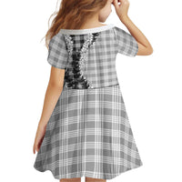 Gray Hawaii Palaka Kid Short Sleeve Dress Hawaiian Honohono Lei LT05 - Polynesian Pride