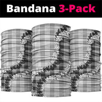 Gray Hawaii Palaka Neck Gaiter Hawaiian Honohono Lei LT05 package One Size: 25*50cm Gray - Polynesian Pride