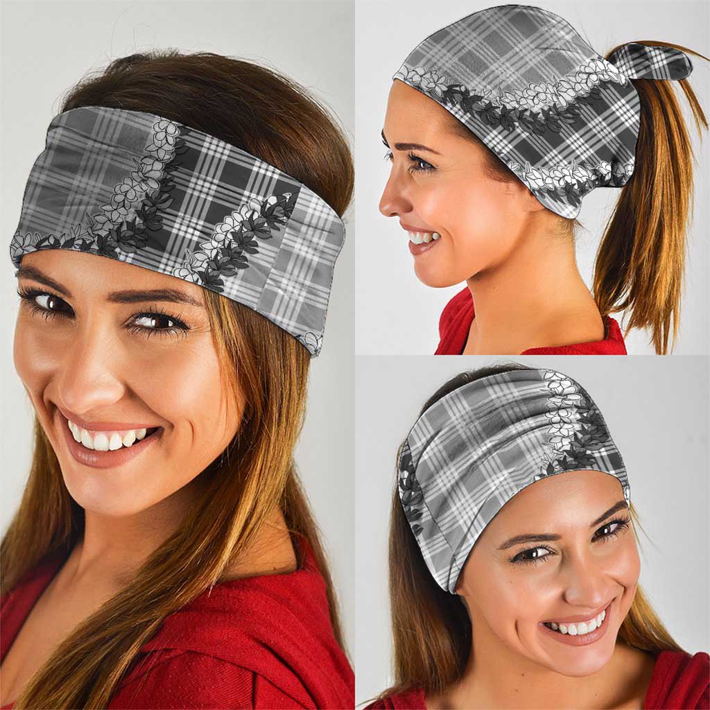 Gray Hawaii Palaka Neck Gaiter Hawaiian Honohono Lei LT05 - Polynesian Pride