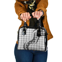 Gray Hawaii Palaka Shoulder Handbag Hawaiian Honohono Lei LT05 One Size Gray - Polynesian Pride