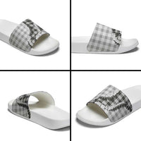 Gray Hawaii Palaka Slide Sandals Hawaiian Honohono Lei LT05 - Polynesian Pride