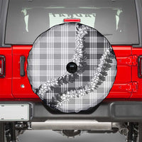 Gray Hawaii Palaka Spare Tire Cover Hawaiian Honohono Lei