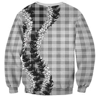 Gray Hawaii Palaka Sweatshirt Hawaiian Honohono Lei