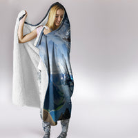 New Zealand Wanaka Air Show Hooded Blanket With Maori Pattern