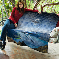 New Zealand Wanaka Air Show Quilt With Maori Pattern LT05 - Polynesian Pride