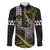 Hawaii King Kamehameha The Great Family Matching Off Shoulder Short Dress and Hawaiian Shirt Gold Tribal Tattoo