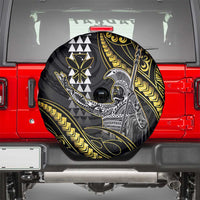 Hawaii King Kamehameha The Great Spare Tire Cover Gold Tribal Tattoo