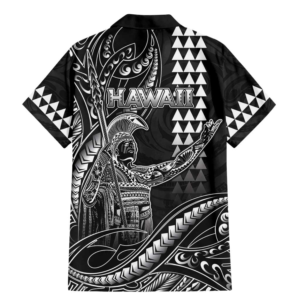 Hawaii King Kamehameha The Great Family Matching Mermaid Dress and Hawaiian Shirt Black Tribal Tattoo LT05 - Polynesian Pride