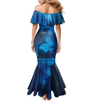 Personalised New Zealand Mother's Day Family Matching Mermaid Dress and Hawaiian Shirt Ko Te Whaea Te Takere O Te Waka LT05 - Polynesian Pride