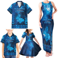 Personalised New Zealand Mother's Day Family Matching Tank Maxi Dress and Hawaiian Shirt Ko Te Whaea Te Takere O Te Waka LT05 - Polynesian Pride