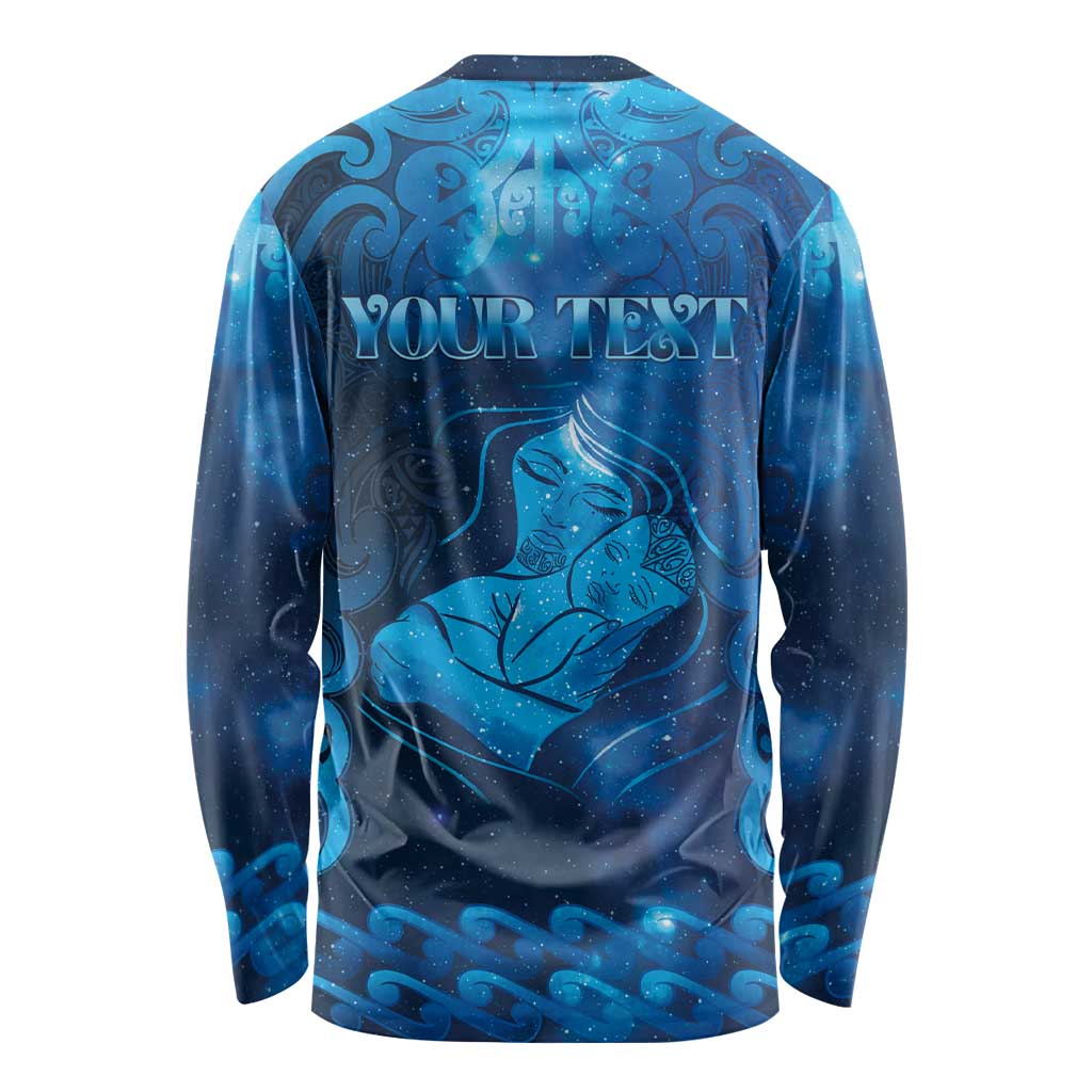 Personalised New Zealand Mother's Day Long Sleeve Shirt Ko Te Whaea Te Takere O Te Waka