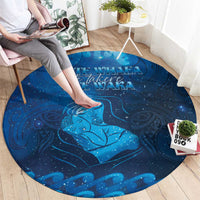 New Zealand Mother's Day Round Carpet Ko Te Whaea Te Takere O Te Waka